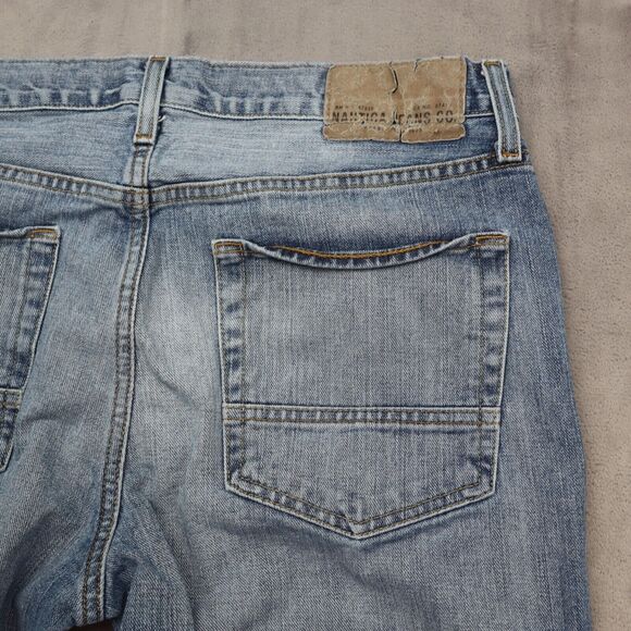 Nautica Jeans Co Pants Womens 32 Blue High Rise Stretch Bootcut Denim Jeans - Picture 11 of 16